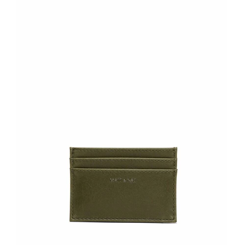 NEW MATT & NAT women's max vintage vegan card holder in olive